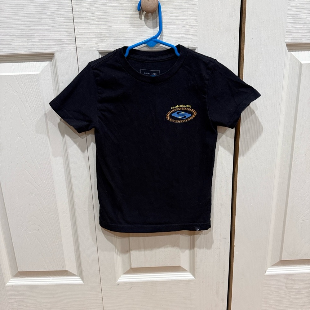 Quiksilver Kids Black Tee with Logo 4T